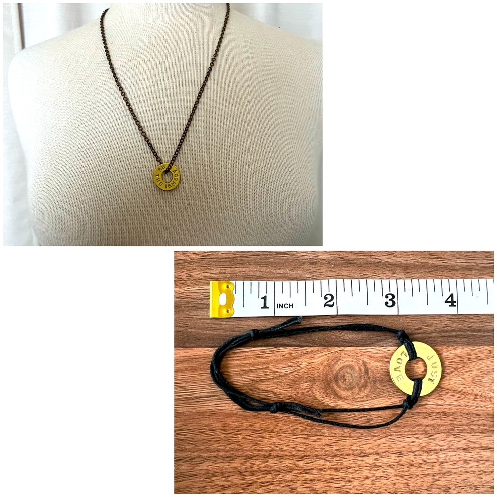Custom My Intent necklace & bracelet bundle